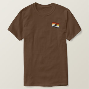 Bärenflagge Besticktes T-Shirt