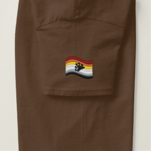 Bärenflagge Besticktes T-Shirt