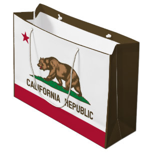 Bärenflagge der Republik Kalifornien: Cali Golden Große Geschenktüte