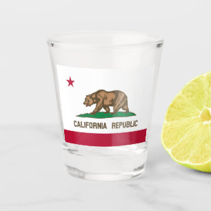 Bärenflagge der Republik Kalifornien: Cali Golden Schnapsglas