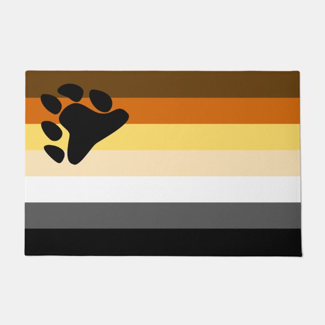 Bärenflagge Fußmatte (Vorderseite)