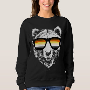 Bärenflagge Gay Pride Lgbtq Sonnenbrille Sweatshirt