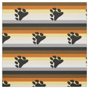 Bärenflagge mit Paw Stoff