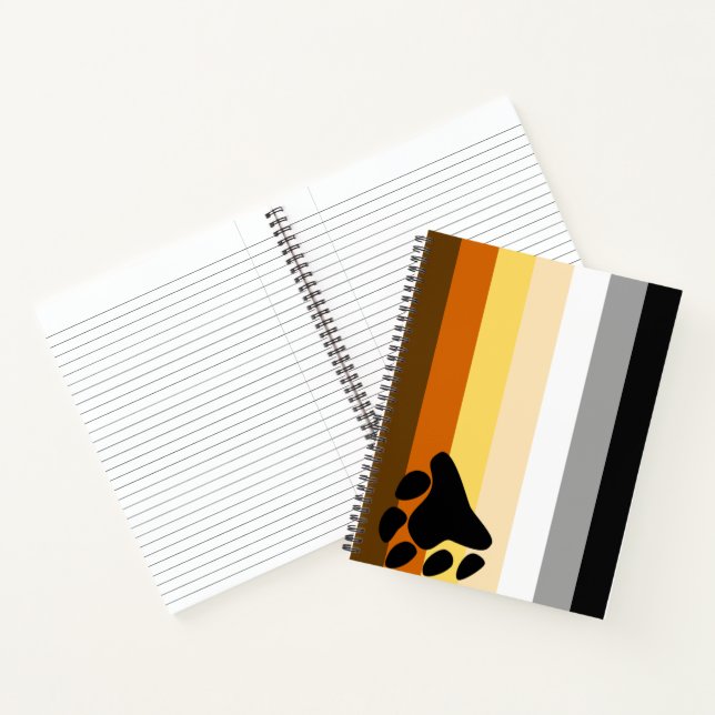 Bärenflagge Notizbuch (Innenseite)