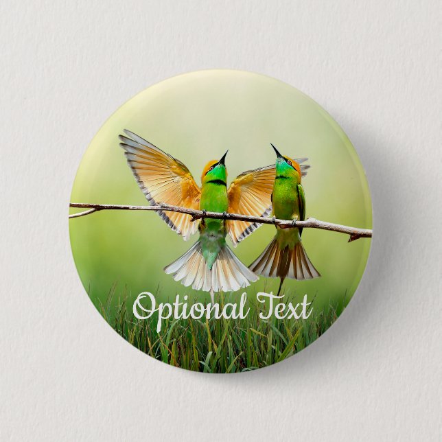 Bärenfresser Bird Button (Vorderseite)