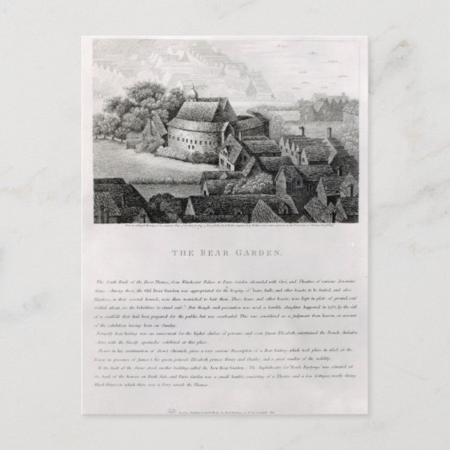 Bärengarten, 1647 postkarte (Vorderseite)