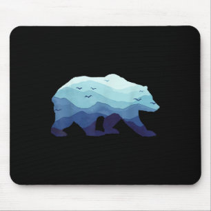 Bärengebirge Grizzi Camping Wandern Mousepad