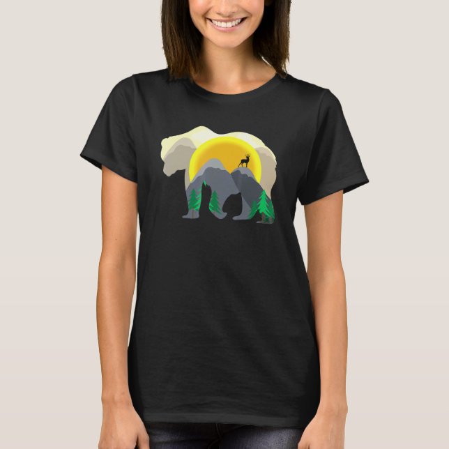 Bärengebirge Wandern Hirschberg T-Shirt (Vorderseite)