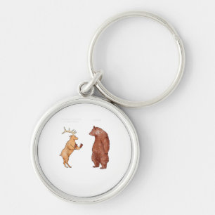 Bärenhände Oh Hirsch Lustige Sprüche Pun Geschenk Schlüsselanhänger