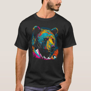 Bärenherz-Seele-Bergwandern Camping T-Shirt