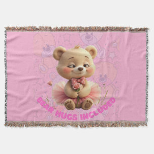 Bärenhugs inbegriffen - süßer Tutu-Bär Decke