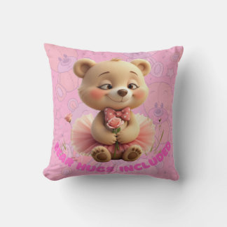Bärenhugs inbegriffen - süßer Tutu-Bär Kissen