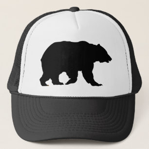 Bärenhut Grizzlybär-Silhouette Truckerkappe