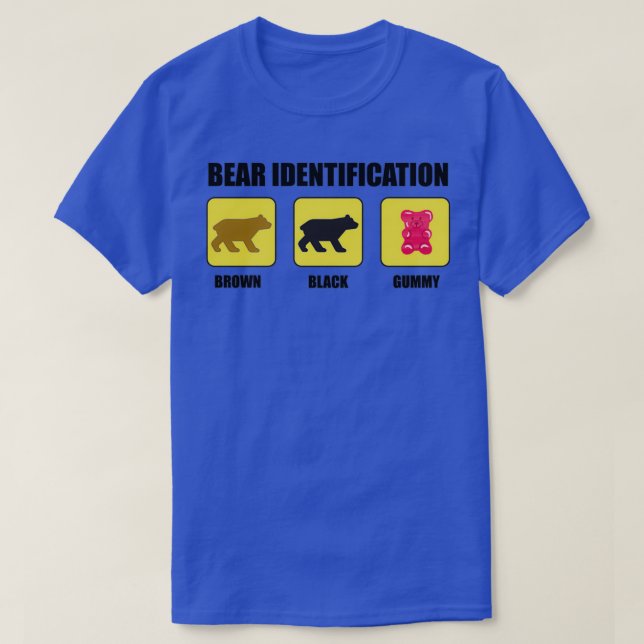 Bärenkennung Funny 1 T-Shirt (Design vorne)