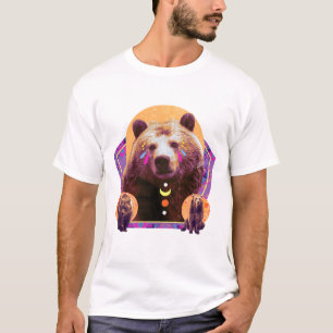 Bärenkollage Geometric T-Shirt