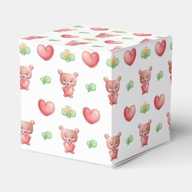 Bärenkollektion - White Geschenkschachtel (Rückseite)