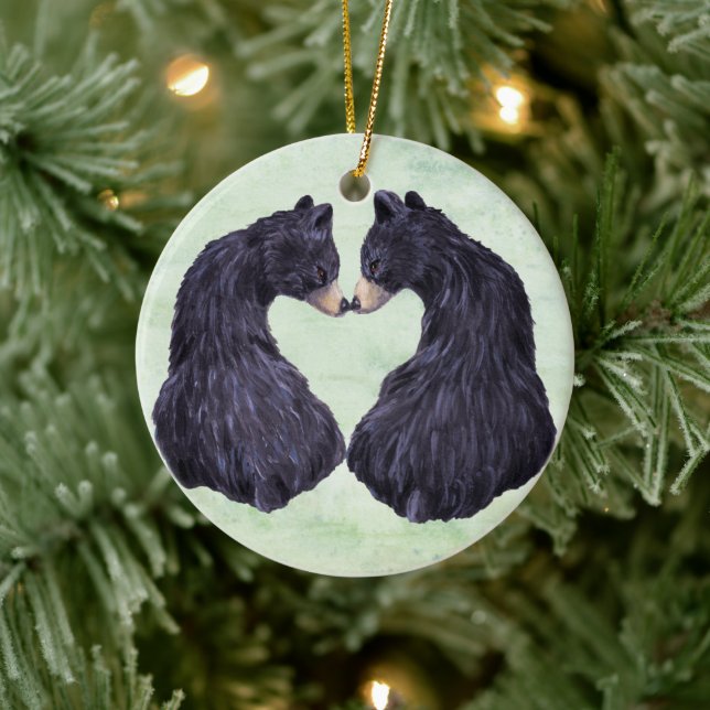 Bärenkornament Keramik Ornament (Baum)