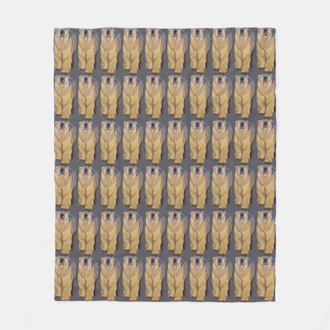 Bärenkunst Blanket Polar Bear Blankets & Decke (Vorderseite)