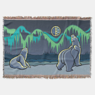 Bärenkunstblanket-Native-Polar-Bärenklemme Decke