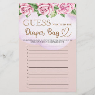 Bärenmädchen duschen, was in der Windeltasche ist