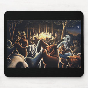 Bärenmalerei Mousepad Wildlife Art Mousepad