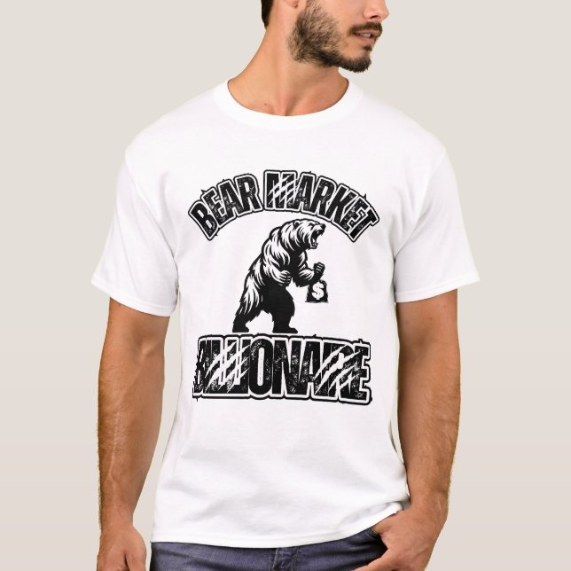 Bärenmarkt Billionaire™ Downloads Dominator-Abzeic T-Shirt (Vorderseite)
