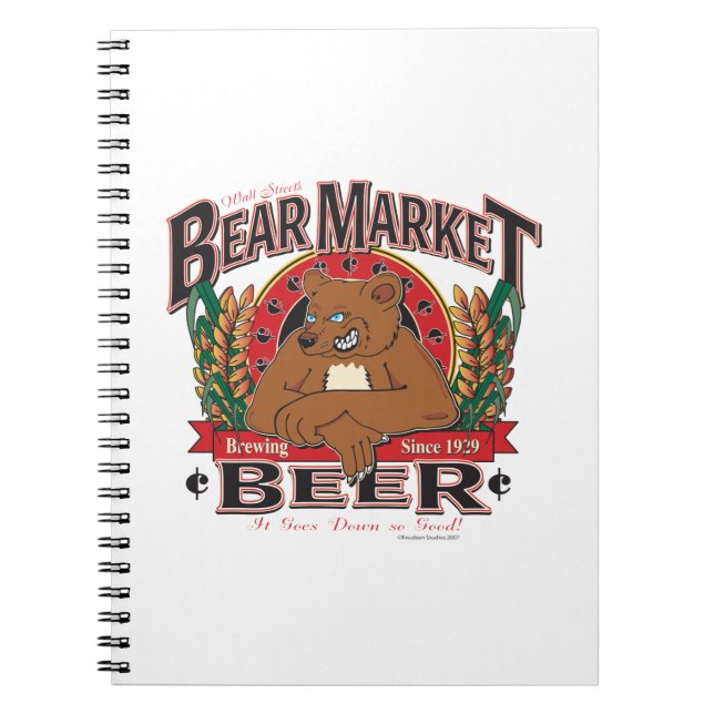 Bärenmarkt Notizblock (Vorderseite)