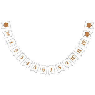 Bärenmonate Erster Geburtstag Wimpelkette