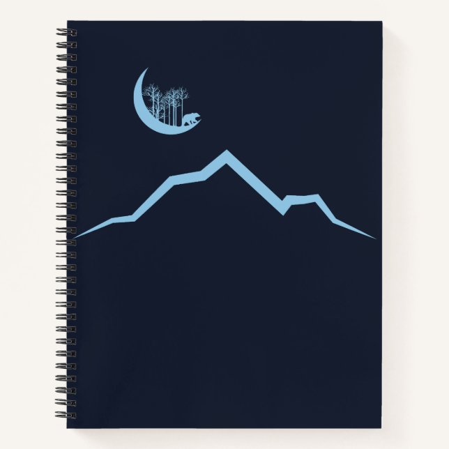 Bärenmond Notizbuch (Vorderseite)