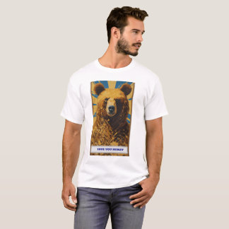 Bärenmotiv, das Ihre Liebe ausdrückt T-Shirt
