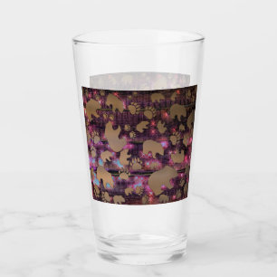Bärenmuster Glas