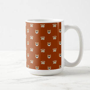 Bärenmuster Kaffeetasse