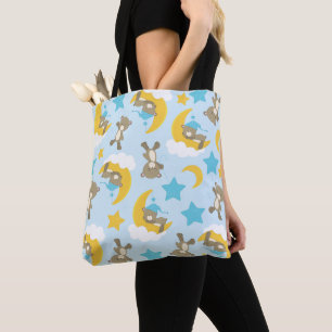 Bärenmuster, Niedliche Bären, Teddybären, Sterne Tasche
