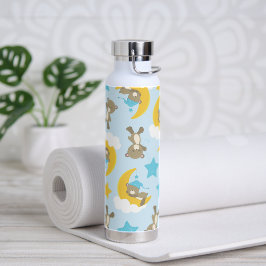 Bärenmuster, Niedliche Bären, Teddybären, Sterne Trinkflasche