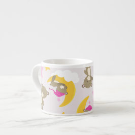 Bärenmuster, Teddybären, Niedliche Bären, Sterne Espressotasse