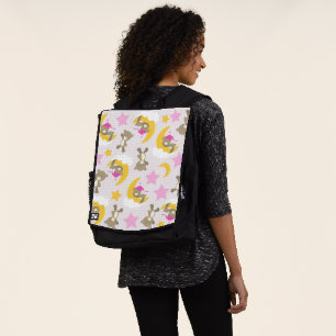 Bärenmuster, Teddybären, Niedliche Bären, Sterne Rucksack