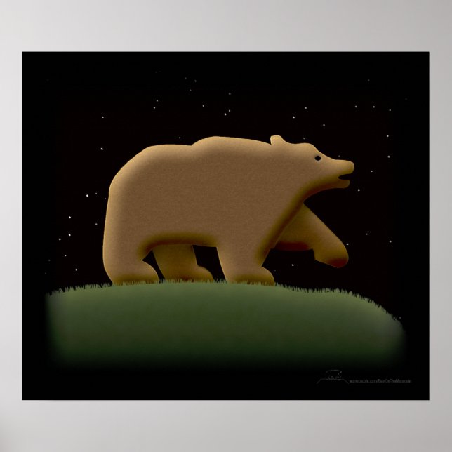 Bärennacht-Poster Poster (Vorne)