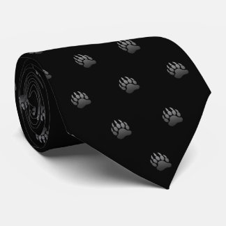 Bärenpaw Metallic (Light Gray) Krawatte