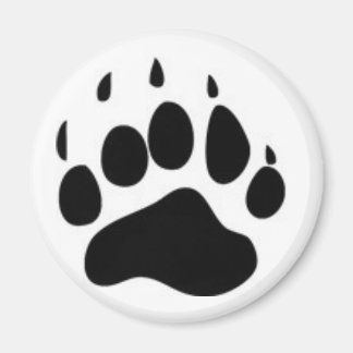 Bärenpaw Print Magnet