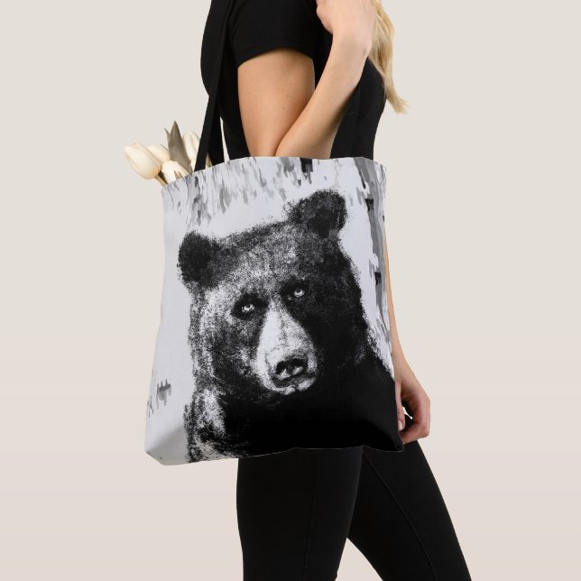 Bärenportrait Tasche (Von Nahem)
