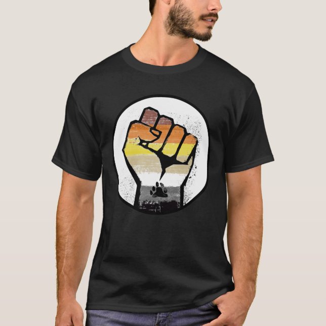 Bärenpride Fist T - Shirt (Vorderseite)