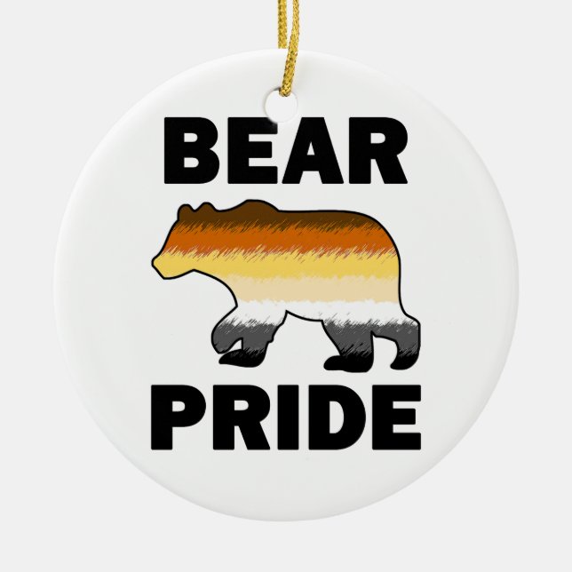 Bärenpride Keramik Ornament (Vorne)