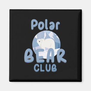 Bärenrüber Niedlicher Polar Bear Club Magnet
