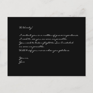 Bären's Grube "Gus braucht dich..." Postkarte