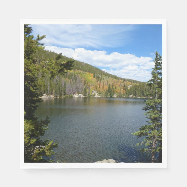 Bärensee im Rocky Mountain Nationalpark Serviette (Vorderseite)