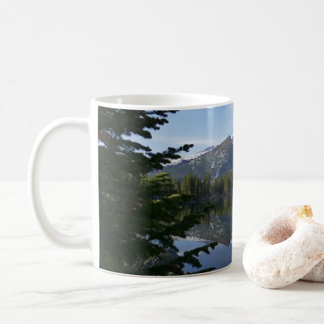 Bärensee-Reflektion III Kaffeetasse (Mit Donut)