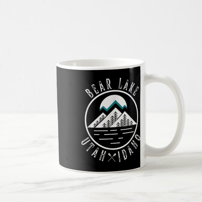 Bärensee Utah Idaho Camping Bootfahren Kaffeetasse (Rechts)
