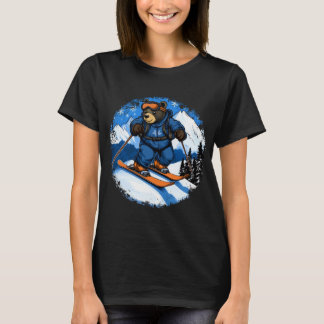 Bärenskifahrer / Skibär T-Shirt