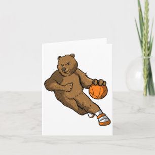 Bärenspielerin Geschenk für den Hopfenbär Karte