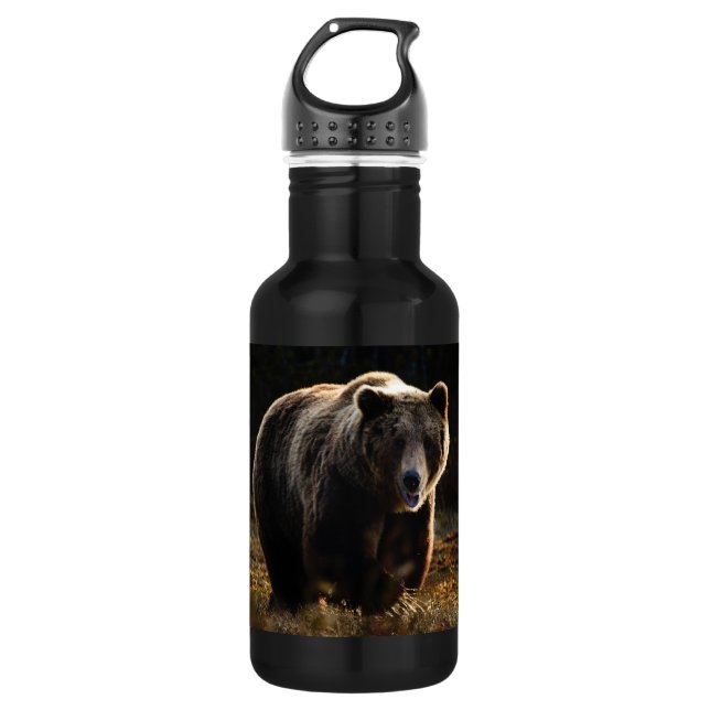 Bärenstahl Wasserflasche aus Stahl (Vorderseite)
